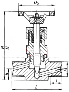 J21W-16C6L Ʋֹֽμṹߴʾͼ